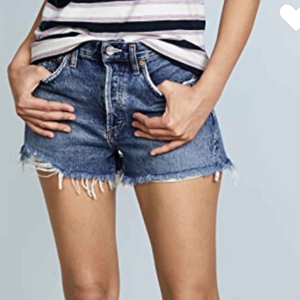 AGOLDE Parker Vintage Loose Fit Cutoff Shorts